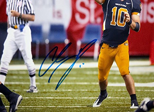 Chase Daniel Autographed 8x10 Missouri Tigers Passing Photo- JSA W Authenticated - 757 Sports Collectibles