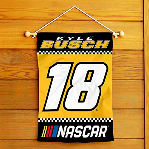 WinCraft Kyle Busch Double Sided Garden Banner Flag - 757 Sports Collectibles