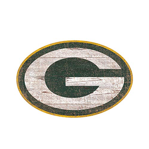 Fan Creations NFL Green Bay Packers Unisex Green Bay Packers Team Logo 8in Cutout, Team Color, 8 inch - 757 Sports Collectibles