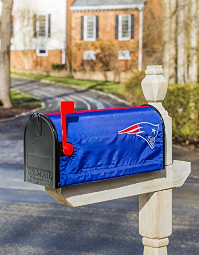 Team Sports America New England Patriots Mailbox Cover - 18 x 21 Inches - 757 Sports Collectibles