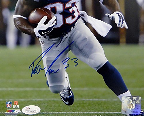 Dion Lewis Autographed New England Patriots 8x10 Running PF Photo- JSA W Auth - 757 Sports Collectibles
