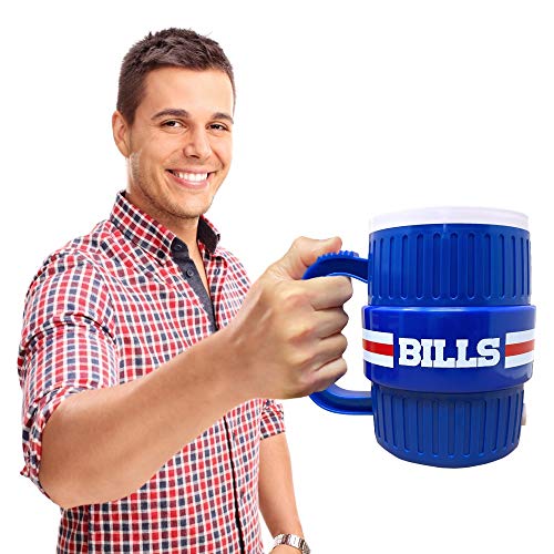 Party Animal NFL Buffalo Bills Unisex Water Cooler Mug, Team Color, 40-Ounces - 757 Sports Collectibles