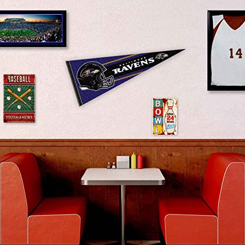 WinCraft Baltimore Ravens Official 30 inch Large Pennant - 757 Sports Collectibles