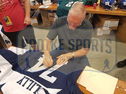 Bob Lilly Autographed/Signed Framed Dallas Cowboys Custom Thanksgiving Jersey With "HOF 80" Inscription - 757 Sports Collectibles