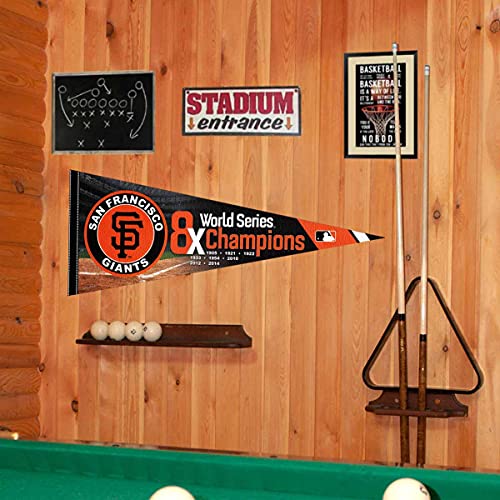 WinCraft Giants 8 Time Champions Pennant Flag - 757 Sports Collectibles