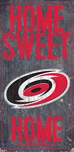 Fan Creations NHL Carolina Hurricanes Unisex Carolina Hurricanes Home Sweet Home, Team Color, 6 x 12 - 757 Sports Collectibles