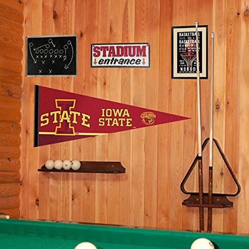 College Flags & Banners Co. Iowa State Cyclones Pennant Full Size Felt - 757 Sports Collectibles
