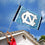 College Flags & Banners Co. North Carolina Tar Heels Court Stripes Flag - 757 Sports Collectibles