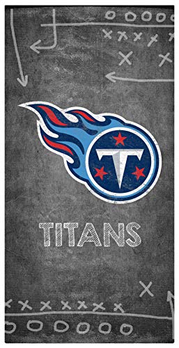 Fan Creations NFL Tennessee Titans Unisex Tennessee Titans Chalk Playbook Sign, Team Color, 6 x 12 - 757 Sports Collectibles