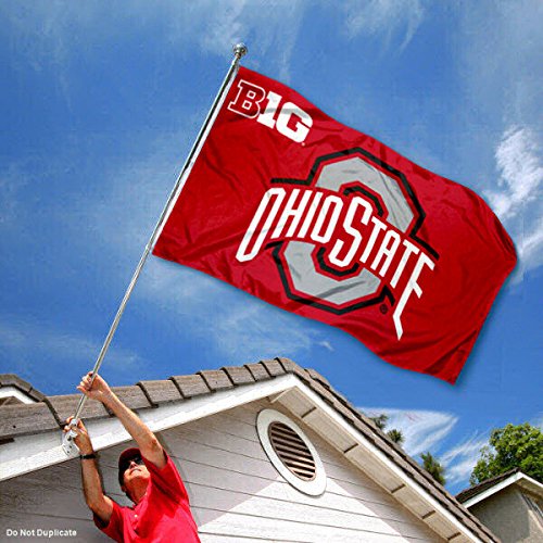 College Flags & Banners Co. Ohio State Buckeyes Big 10 Flag - 757 Sports Collectibles