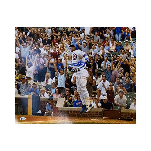 Sammy Sosa Autographed Chicago Cubs 16x20 Photo - BAS COA (Blue Ink) - 757 Sports Collectibles
