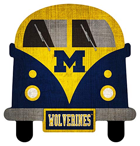 Fan Creations NCAA Michigan Wolverines Unisex University of Michigan Team Bus Sign, Team Color, 12 inch - 757 Sports Collectibles