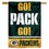 WinCraft Green Bay Packers Go Pack Go Double Sided House Banner Flag - 757 Sports Collectibles