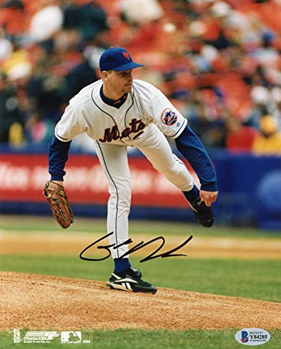 Glendon Rusch Autographed New York Mets 8x10 Photo - BAS COA - 757 Sports Collectibles