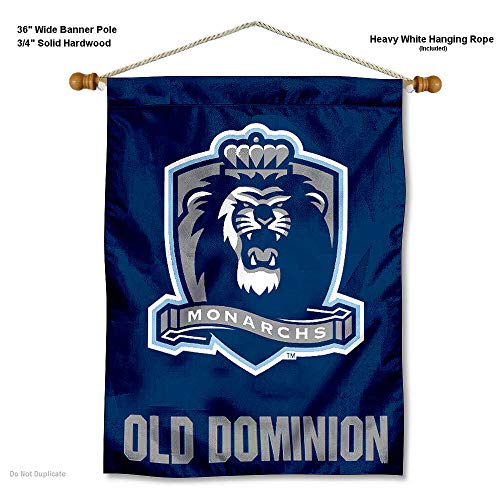 Old Dominion Monarchs Banner with Hanging Pole - 757 Sports Collectibles