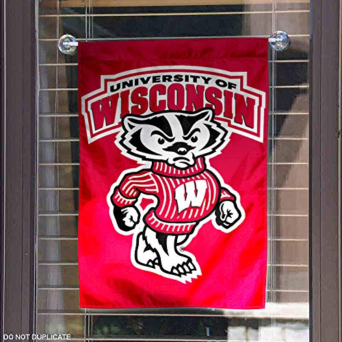 Wisconsin Badgers UW Garden Flag and Yard Banner - 757 Sports Collectibles