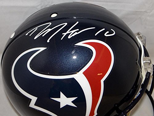 DeAndre Hopkins Autographed White Houston Texans F/S ProLine Helmet- JSA W Auth - 757 Sports Collectibles