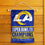 WinCraft Los Angeles Rams Champions Super Bowl LVI Double Sided Garden Banner Flag - 757 Sports Collectibles