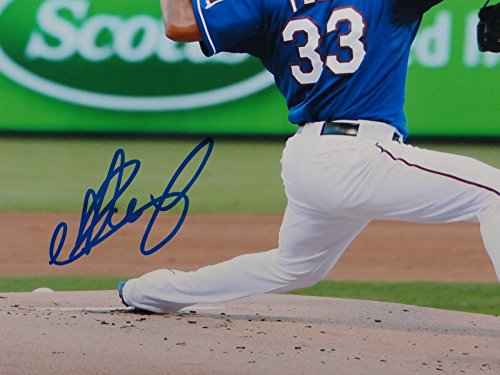 Martin Perez Autographed 8x10 Texas Rangers Pitching Photo- JSA W Authenticated - 757 Sports Collectibles