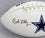 Bob Lilly Autographed Dallas Cowboys Logo Football With HOF 1980- JSA W Auth - 757 Sports Collectibles