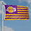 WinCraft Los Angeles Lakers Americana Stripes Nation 3x5 Flag - 757 Sports Collectibles