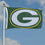 WinCraft Green Bay Packers Embroidered Nylon Flag - 757 Sports Collectibles