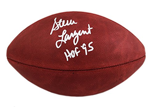 Steve Largent Autographed/Signed Seattle Seahawks Wilson Authentic NFL Football With "HOF 95" Inscription - 757 Sports Collectibles