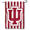 Indiana Hoosiers Candy Stripe Garden Flag and Yard Banner - 757 Sports Collectibles