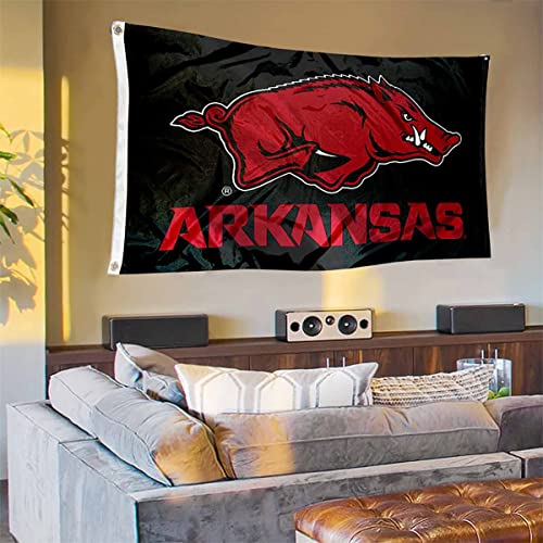 Arkansas Razorbacks Black Banner and Tapestry Wall Tack Pads - 757 Sports Collectibles