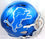D'Andre Swift Autographed Detroit Lions F/S Flash Speed Authentic Helmet-Fanatics Silver - 757 Sports Collectibles