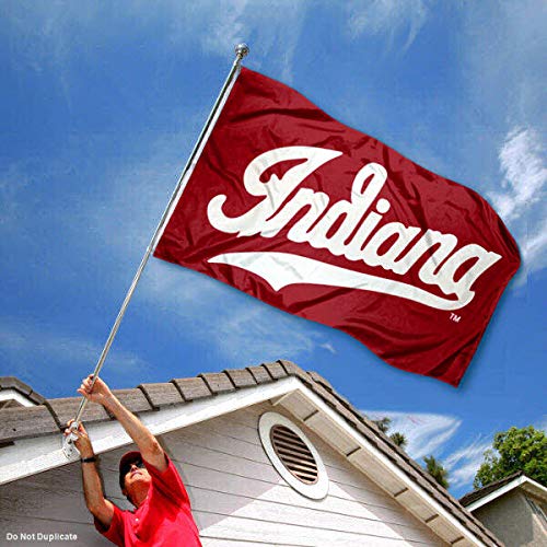 College Flags & Banners Co. Indiana Hoosiers Double Sided Flag - 757 Sports Collectibles