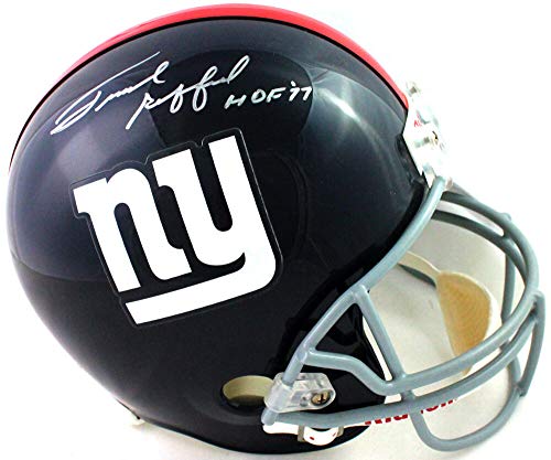 Frank Gifford Autographed F/S New York Giants Helmet W/HOF- JSA W Silver - 757 Sports Collectibles