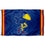 College Flags & Banners Co. Kansas Jayhawks Vintage Retro Throwback 3x5 Banner Flag - 757 Sports Collectibles