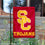 College Flags & Banners Co. USC Trojans SC Logo Garden Flag - 757 Sports Collectibles