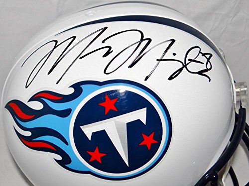 Marcus Mariota Autographed Tennessee Titans Full Size Helmet- JSA Witnessed Auth - 757 Sports Collectibles