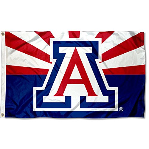 College Flags & Banners Co. Arizona Wildcats AZ State Design Flag - 757 Sports Collectibles