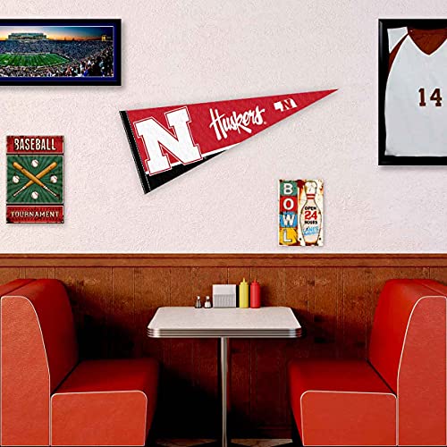 College Flags & Banners Co. Nebraska Cornhuskers New Logo 12" X 30" Pennant - 757 Sports Collectibles