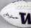John Ross Autographed Washington Huskies Logo Football- JSA Witness Auth - 757 Sports Collectibles