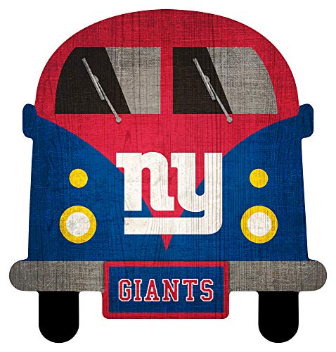 Fan Creations NFL New York Giants Unisex New York Giants Team Bus Sign, Team Color, 12 inch - 757 Sports Collectibles