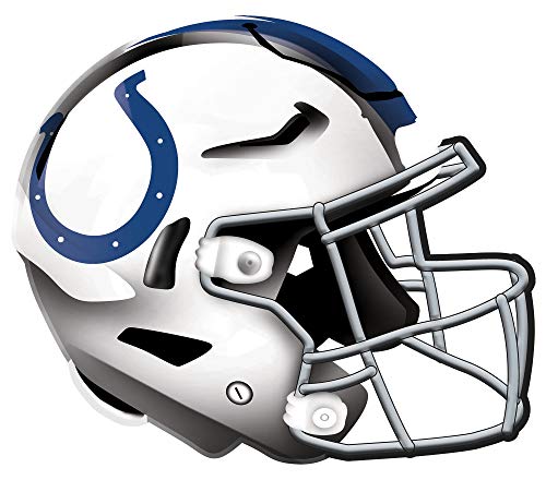 Fan Creations NFL Indianapolis Colts Unisex Indianapolis Colts Authentic Helmet, Team Color, 12 inch - 757 Sports Collectibles