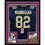 Framed Autographed/Signed Mario Manningham 33x42 New York Giants Blue Football Jersey JSA COA