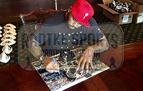 Steve Smith Sr Autographed/Signed Baltimore Ravens 16x20 NFL Photo - vs Raiders - 757 Sports Collectibles