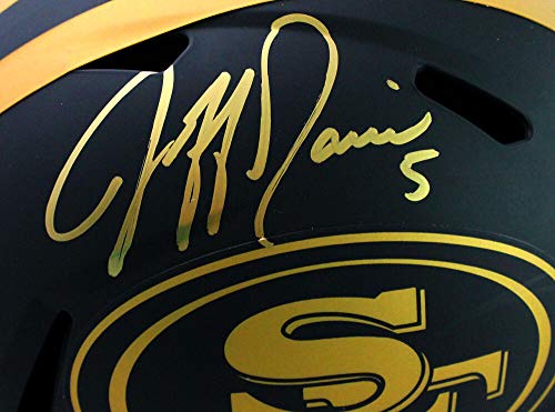 Jeff Garcia Autographed San Francisco 49ers F/S Eclipse Speed Helmet- Beckett W Auth Gold - 757 Sports Collectibles