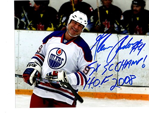 Edmonton Oilers Glenn Anderson signed insc. 8x10 photo