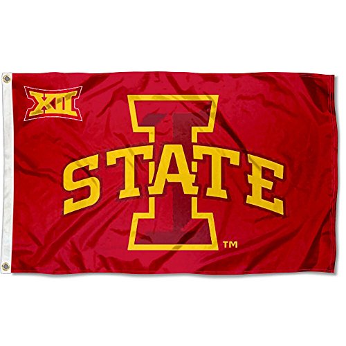 College Flags & Banners Co. Iowa State Cyclones Big 12 3x5 Flag - 757 Sports Collectibles