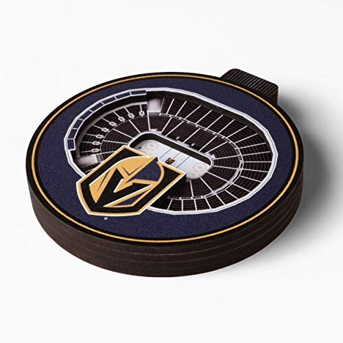NHL Vegas Golden Knights - T-Mobile Arena 3D StadiumView Ornament3D StadiumView Ornament, Team Colors, Large - 757 Sports Collectibles