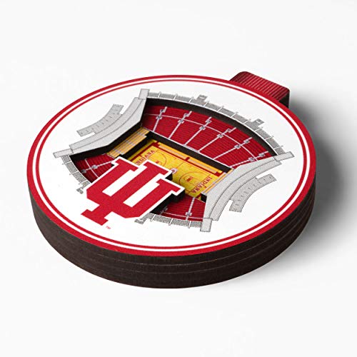 YouTheFan NCAA Indiana Hoosiers 3D StadiumView Ornament - Assembly Hall - 757 Sports Collectibles
