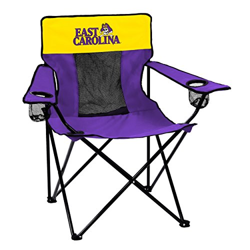 logobrands Officially Licensed NCAA Unisex Elite Chair, One Size,East Carolina Pirates - 757 Sports Collectibles