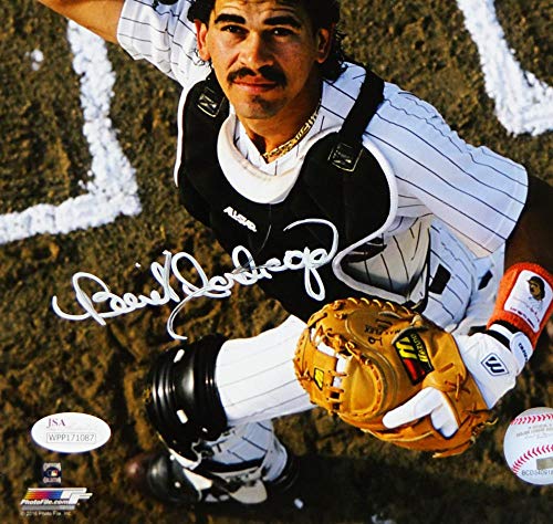 Benito Santiago Autographed San Diego Padres 8x10 PF Mask Off Photo-JSA W Auth White - 757 Sports Collectibles