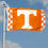College Flags & Banners Co. Tennessee Volunteers Checkerboard Flag - 757 Sports Collectibles